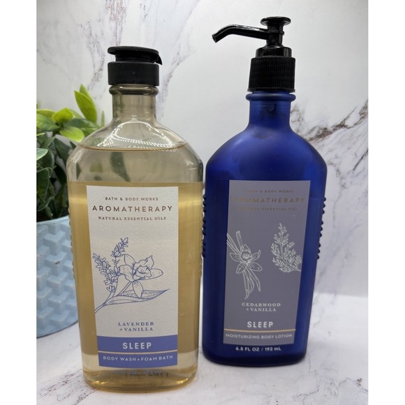Bath & Body Works Other - Bath & Body Works Aromatherapy Sleep Lavender & Vanilla Lotion & Body Wash